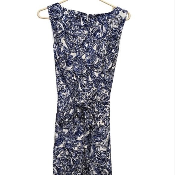 Anne Klein Women's Sleeveless Paisley Print Dress Size 10 - Picture 2 of 5